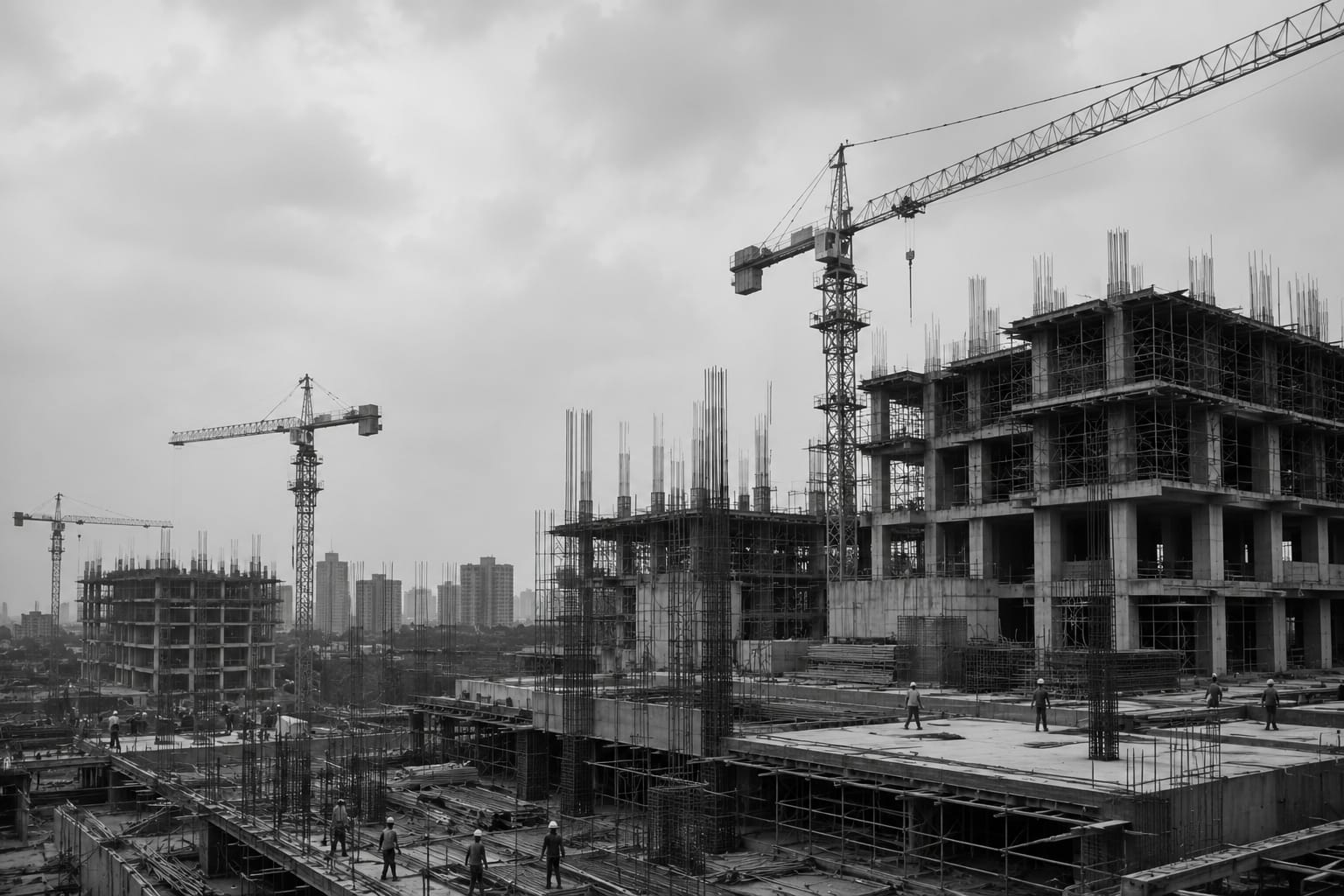 A residential development under construction